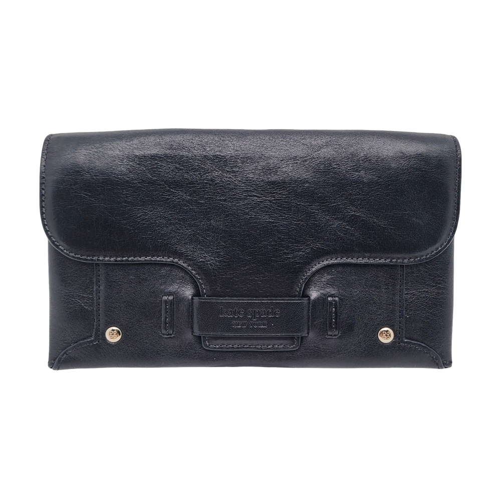 Kate Spade Evan Mini Savona Leather Wristlet Clutch